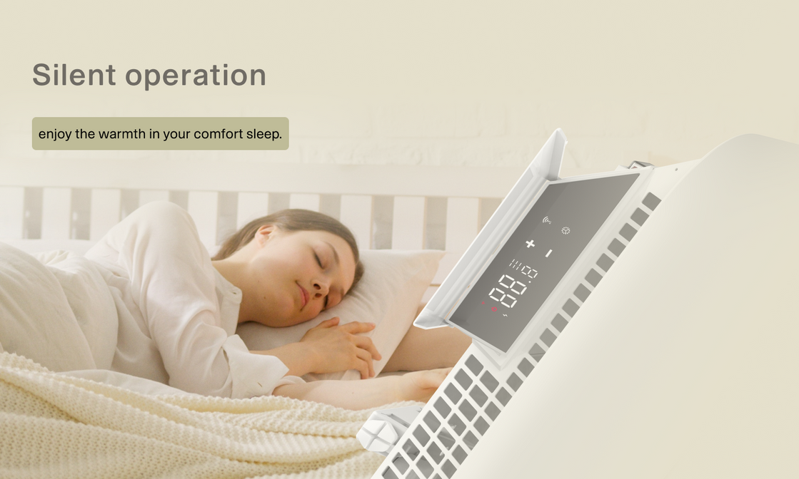 ✨ Mill Invisible 1500W – Intelligent vernetzte Heizung mit elegantem Design